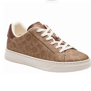 Coach Tan Monogram Sneakers